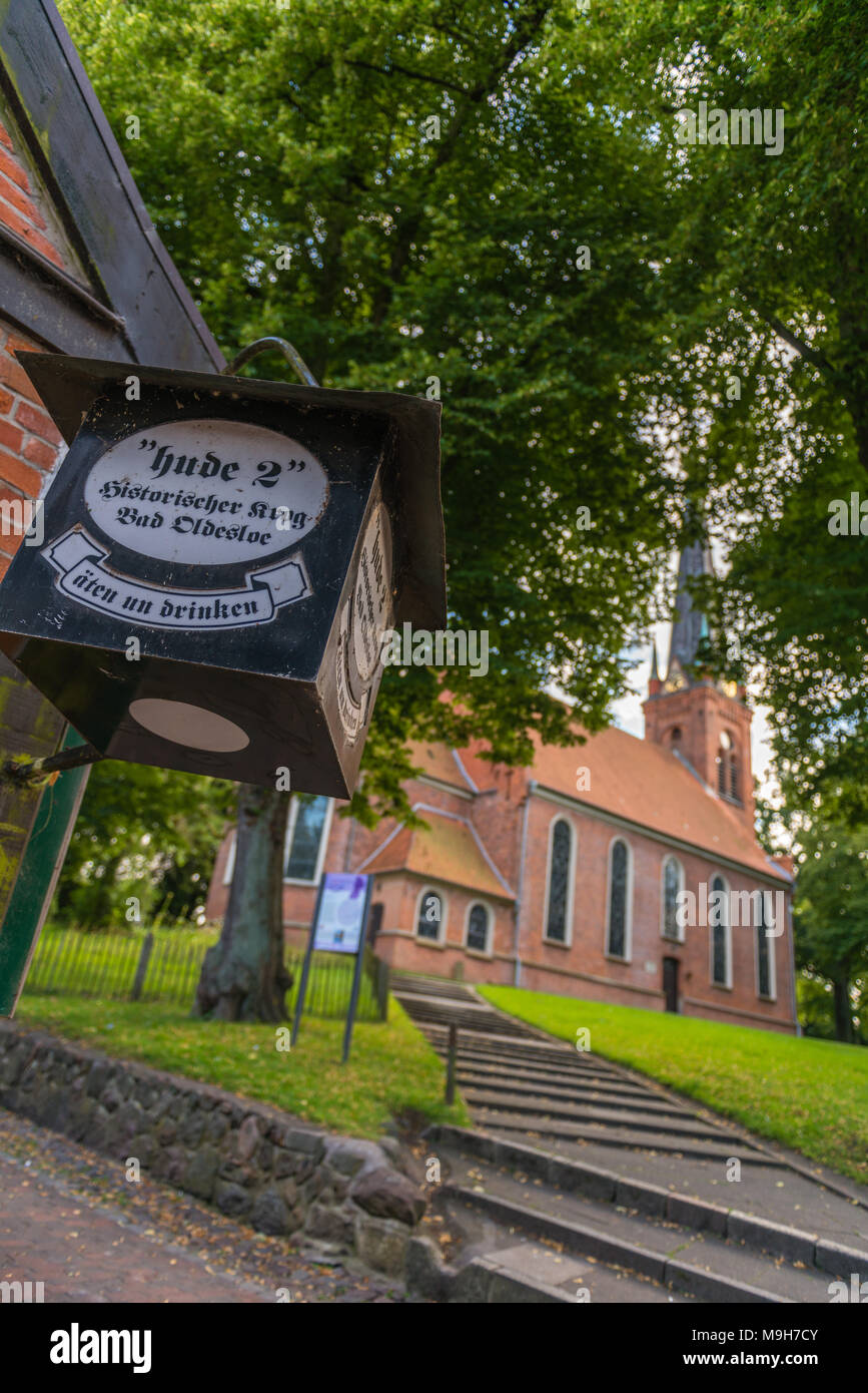 Pierre et Paul, Église dans le centre historique de la ville de Bad Oldesloe, comté de Storman, Schleswig-Holstein, Allemagne, Europe Banque D'Images