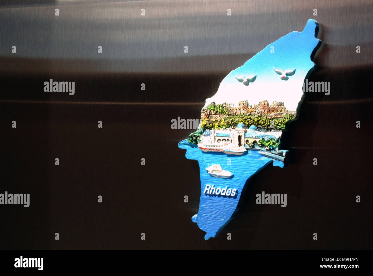 Rhodes Greece fridge magnet...!!! Aimant de r/éfrig/érateur