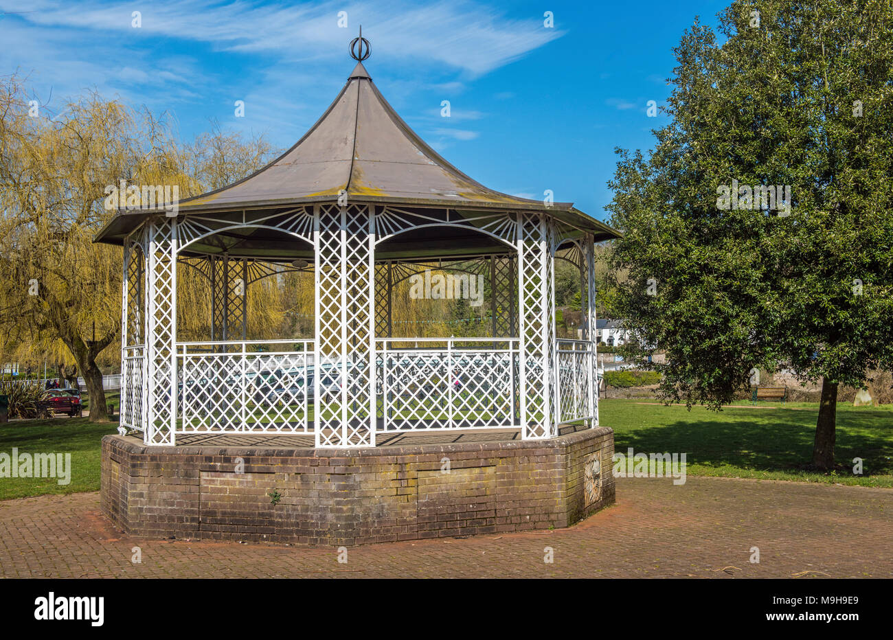 Kiosque Monmouthshire Chepstow, South East Wales Banque D'Images