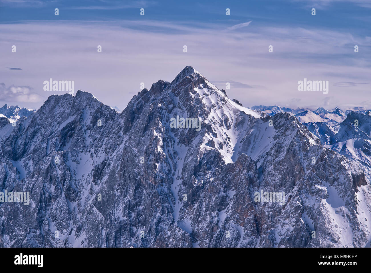 Zugspitze Le Plus Haut Sommet De La Montagnes De