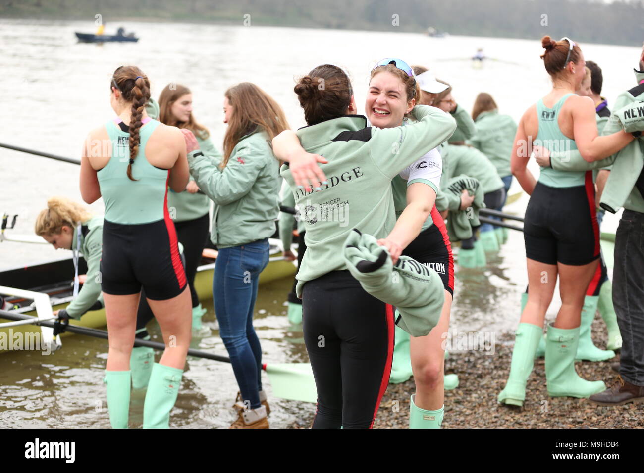 La recherche sur le cancer Boat Race Sam 24 Mars 2018 Banque D'Images