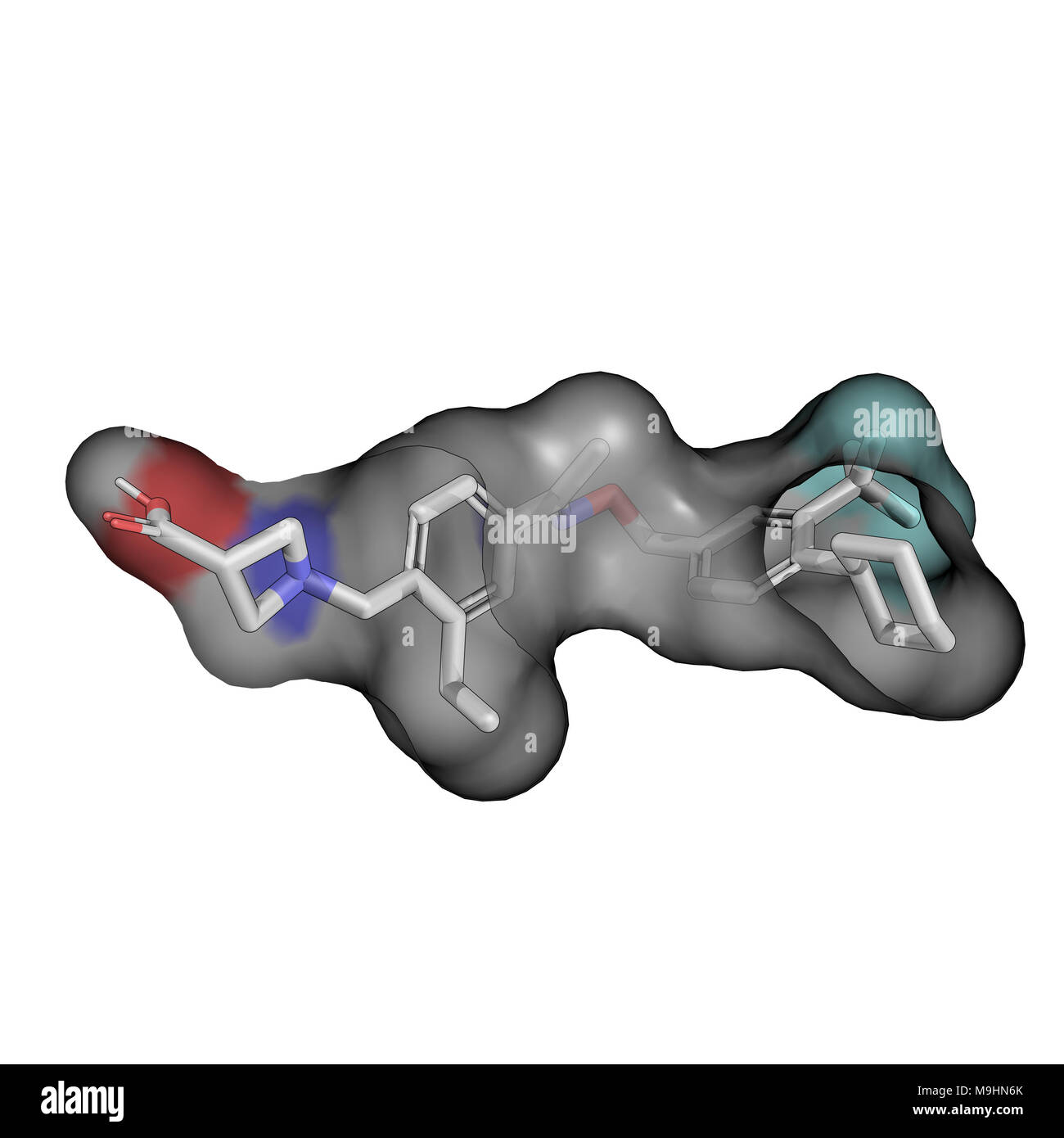 Siponimod est un sphingosine-1-phosphate receptor modulator qu'est un médicament pour la sclérose en plaques (SEP) Banque D'Images