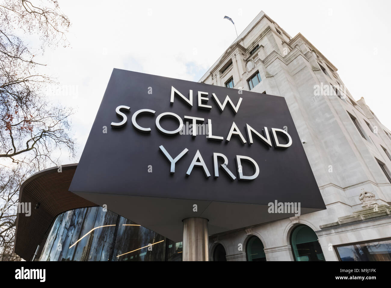 L'Angleterre, Londres, New Scotland Yard Banque D'Images