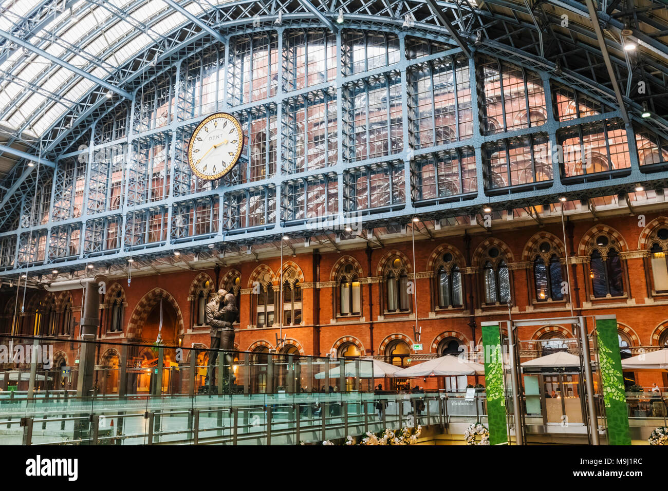 L'Angleterre, Londres, St Pancras International Station Banque D'Images