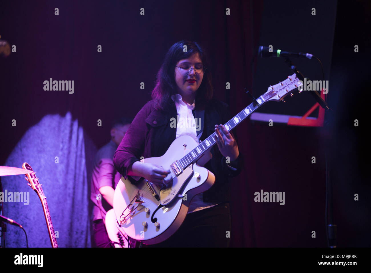 25 mars 2018 - LUCY DACUS fonctionne à l'arrêt de pousse-pousse à San Francisco, Californie (crédit Image : © Greg Chow via Zuma sur le fil) Banque D'Images