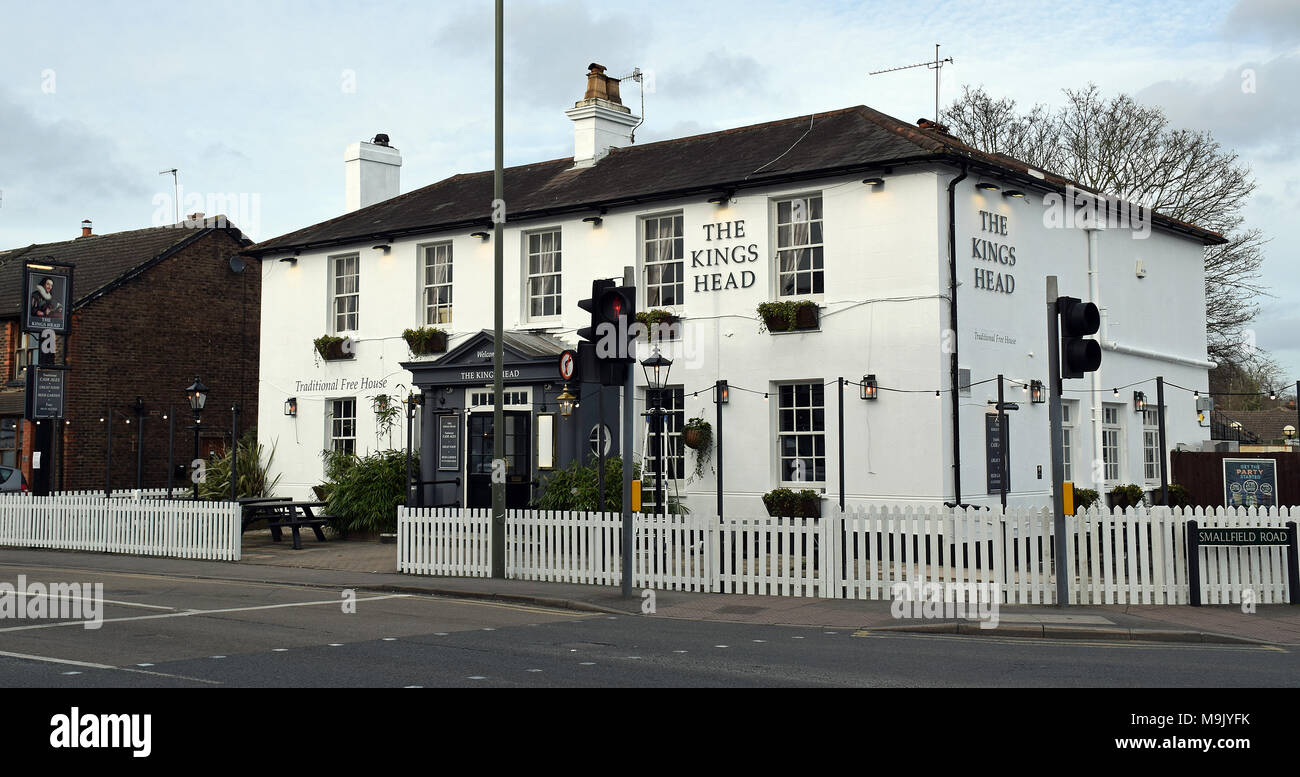 Le Kings Head, Horley, Surrey 230318 Banque D'Images