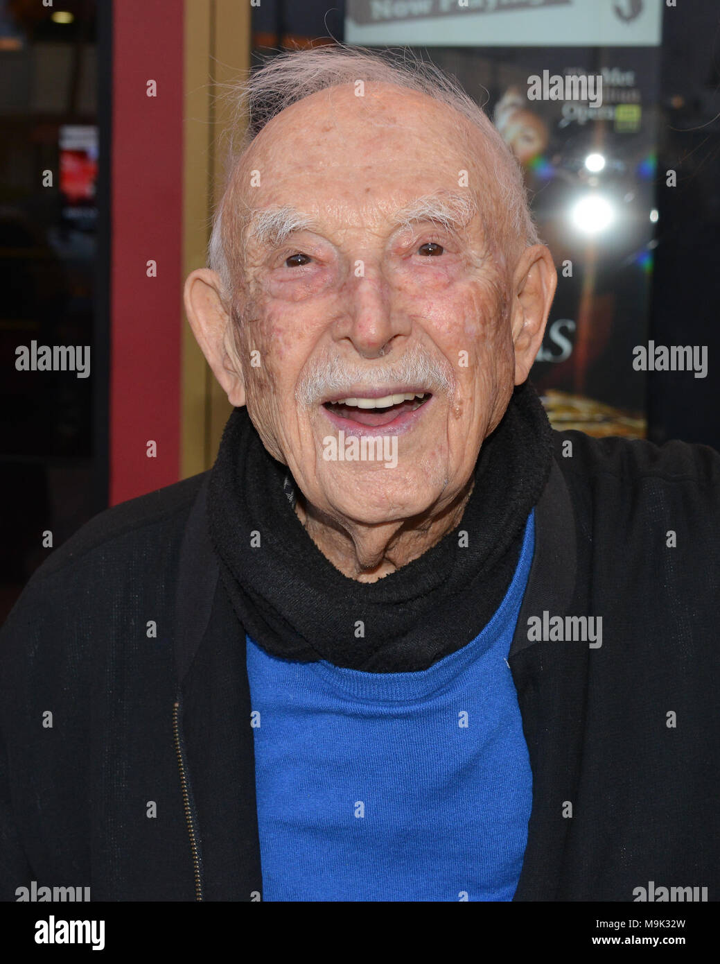 Bill Macy assiste à la 41e anniversaire de la fin de l'examen préalable au spectacle Ahrya Laemmle Fine Art Theatre le 24 mai 2018 à Beverly Hills. Banque D'Images