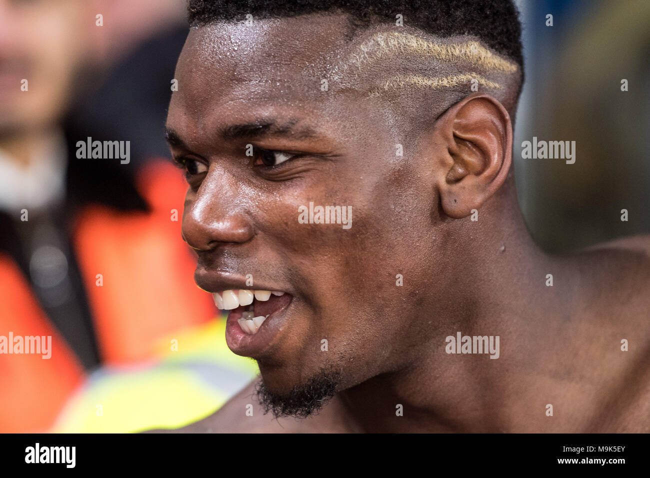 05 mars , Londres , Angleterre , Selhurst Park Stadium , Paul Pogba Manchester United joueur pendant la premier league match contre Crystal Palace Banque D'Images