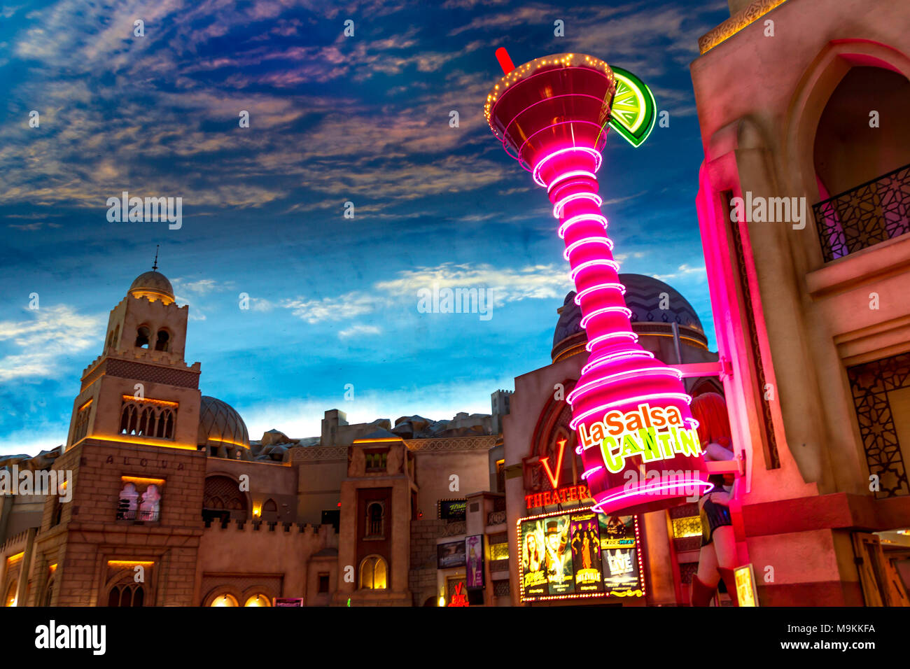 Miracle Mile dans le Planet Hollywood, Las Vegas, Narvarda), États-Unis Banque D'Images