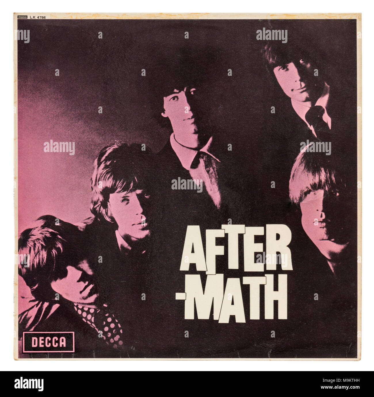 1966 Original 'lendemain' LP par les Rolling Stones (Decca LK4786 Mono) Banque D'Images