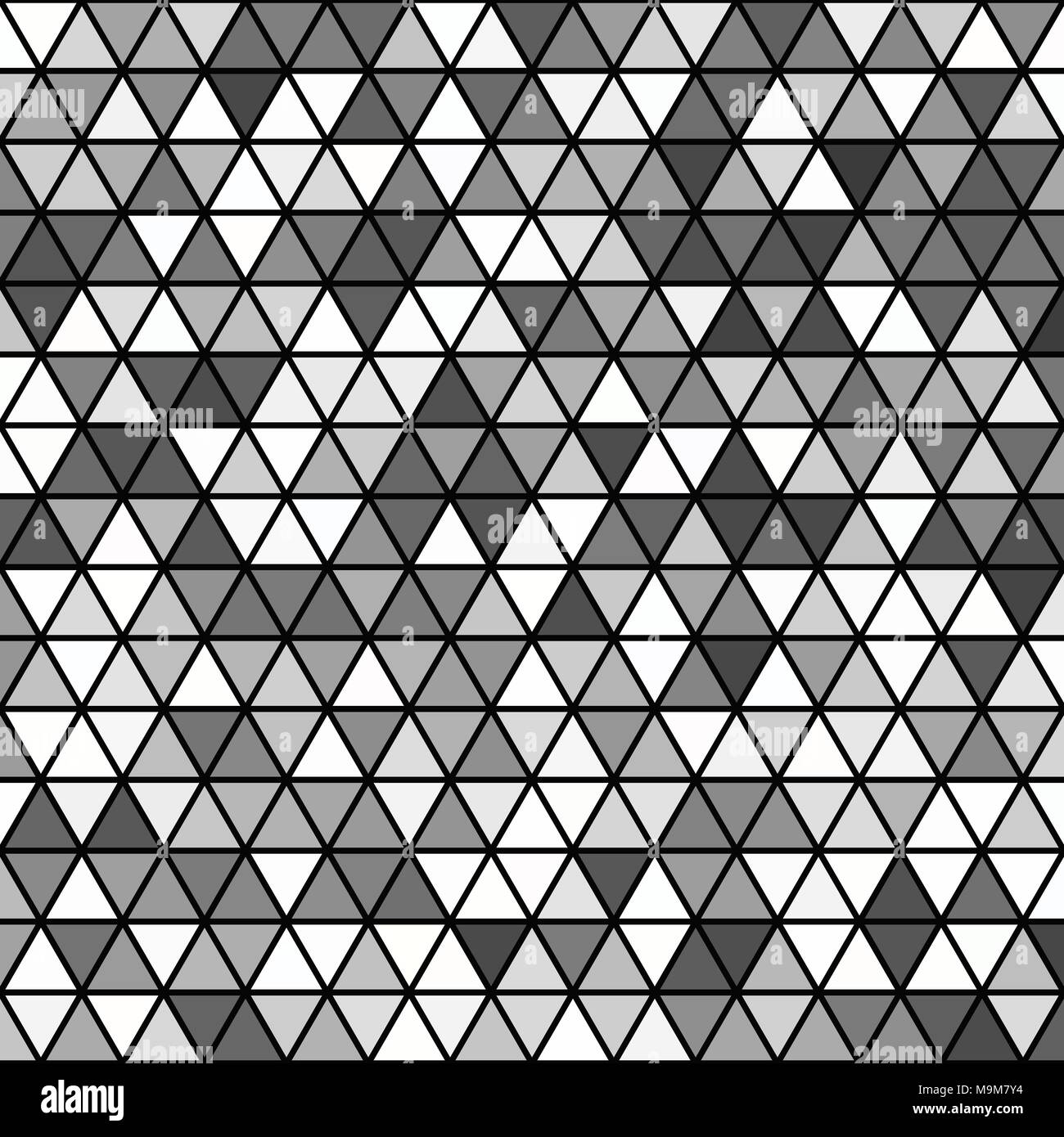 Triangle géométrique rétro motif de fond Illustration de Vecteur