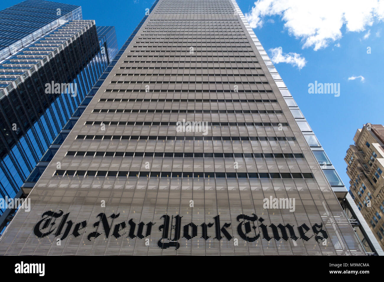 Le New York Times Building, New York City, USA Banque D'Images