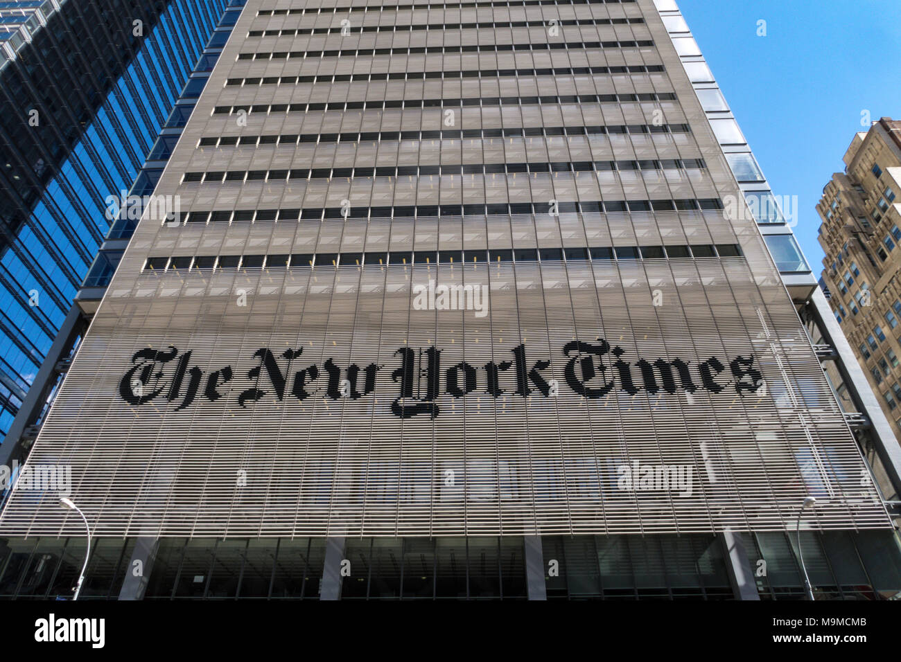 Le New York Times Building, New York City, USA Banque D'Images