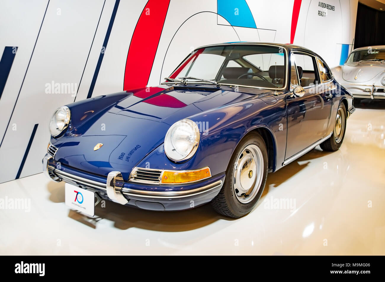 Toronto, Canada - 2018-02-19 : UN 1964 Porsche 911 2.0 coupé affiche sur la Porsche AG 2018 exposition sur le Salon international canadien Banque D'Images