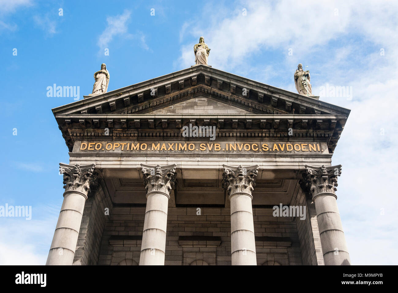 L'église St Audoen, Dublin, Irlande Banque D'Images