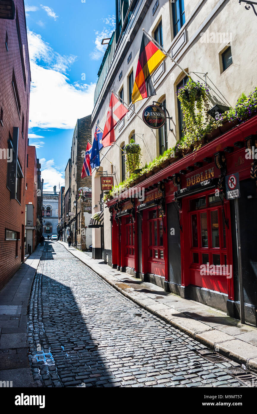 Zone Pietonne Au Centre Ville Dublin Irlande Photo Stock Alamy