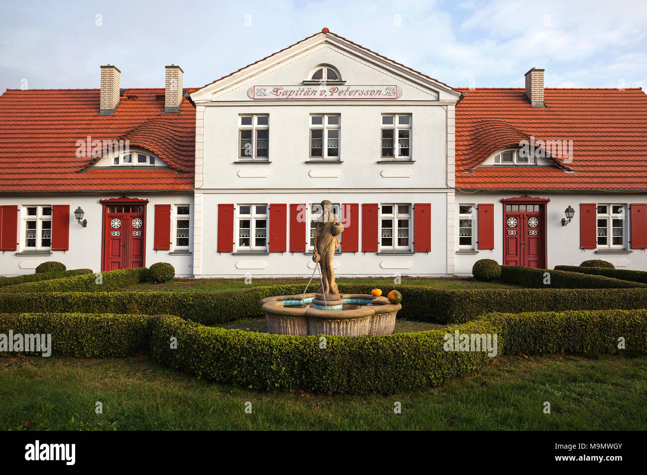 Captain's House, maison du capitaine von Petersson, né am Darß, Fischland-darss-Zingst, Mecklembourg-Poméranie-Occidentale, Allemagne Banque D'Images