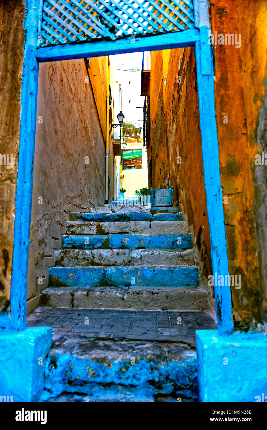 Étapes à Alicante Espagne Banque D'Images