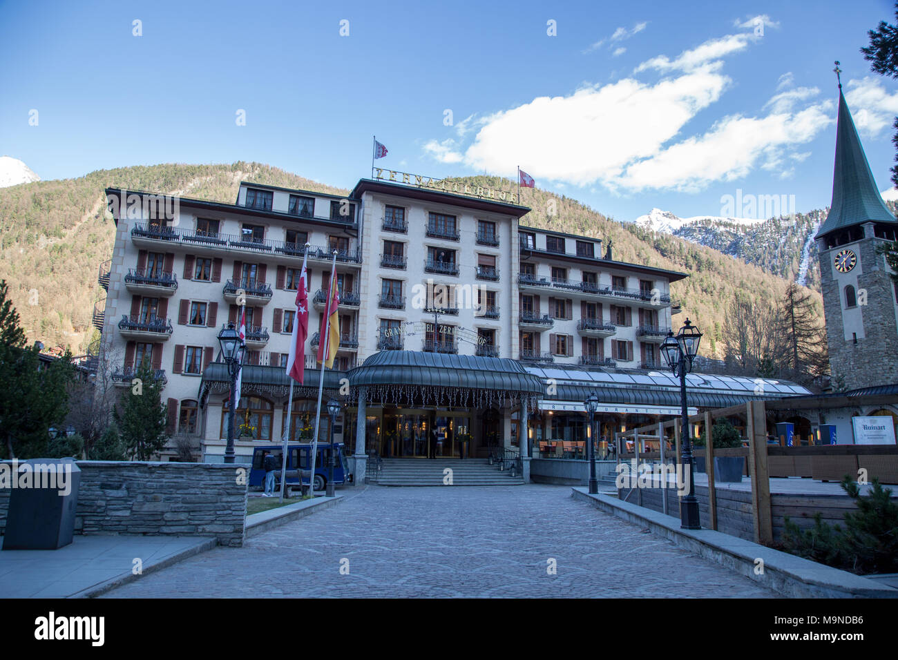 Grand Hotel Zermatterhof Banque D'Images