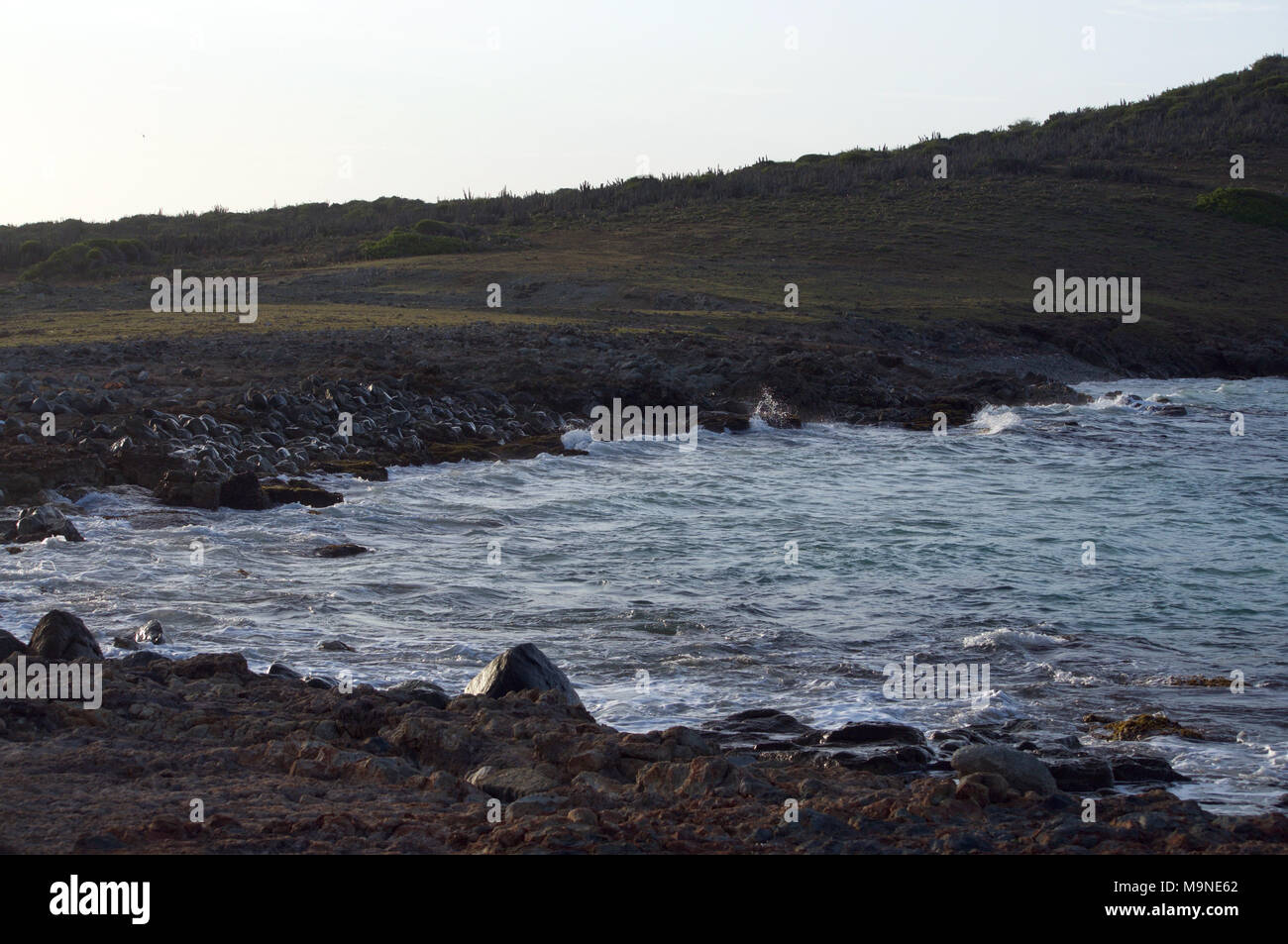 Belles îles des Caraïbes. Archipiélago Los Testigos Banque D'Images