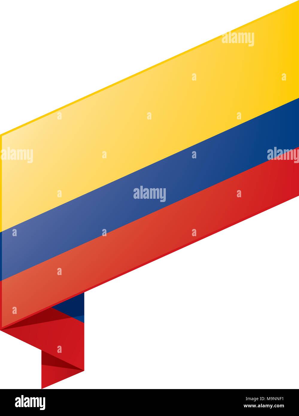 Colombie drapeau, vector illustration Illustration de Vecteur