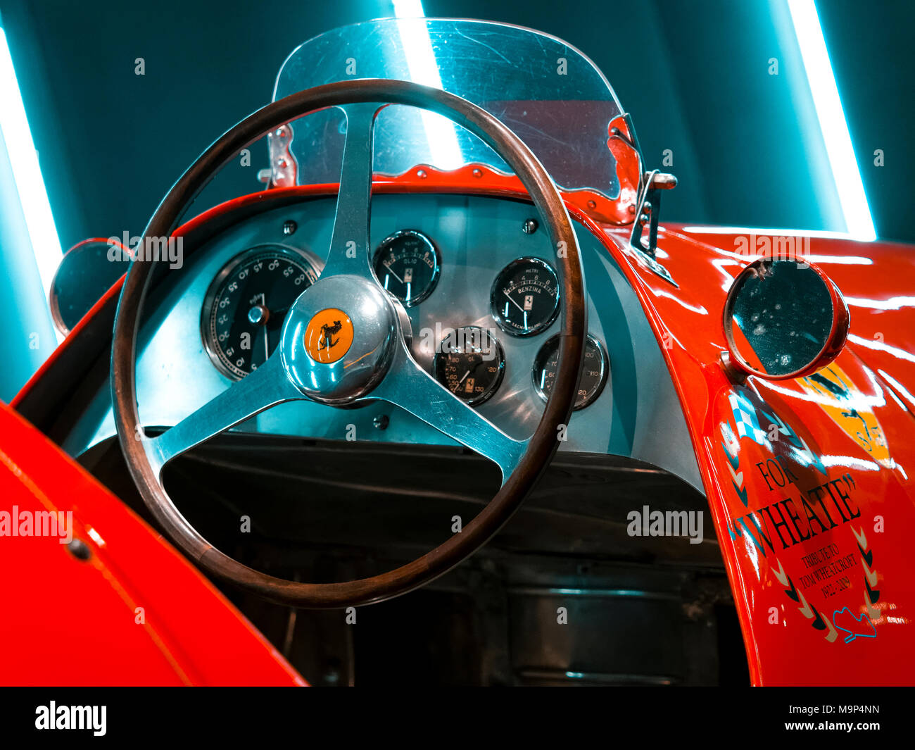 Ferrari 500 Grand Prix de voiture de course monoplace de 1952, Ferrari est un constructeur automobile italien fondé en Italie en 1947. Banque D'Images