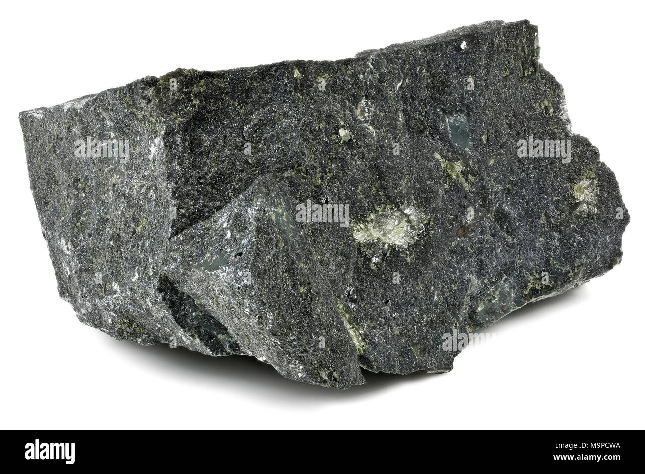 Afrique du Sud de kimberlite isolé sur fond blanc Banque D'Images