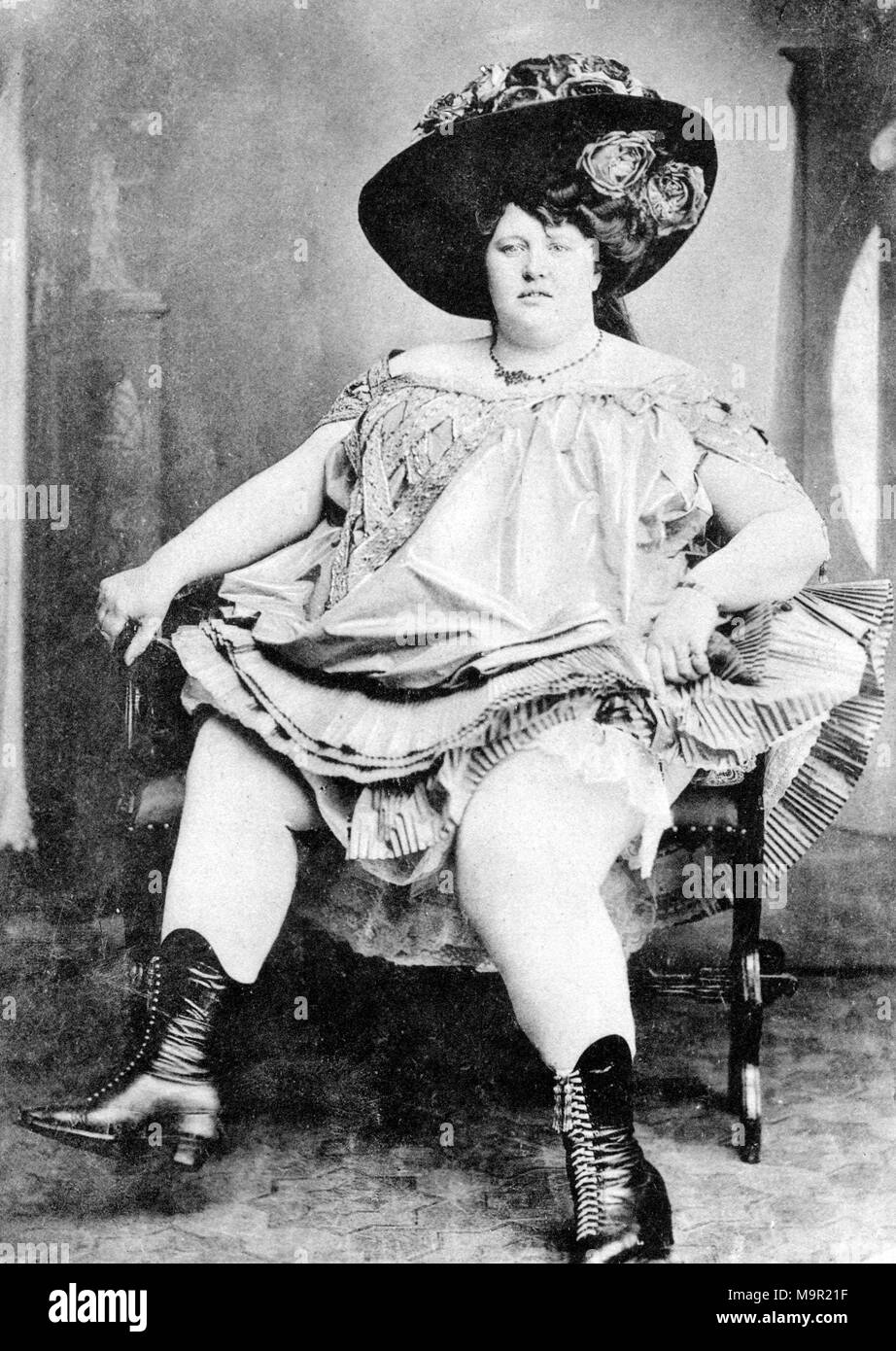Grosse Femme avec chapeau, 1910, Allemagne Banque D'Images