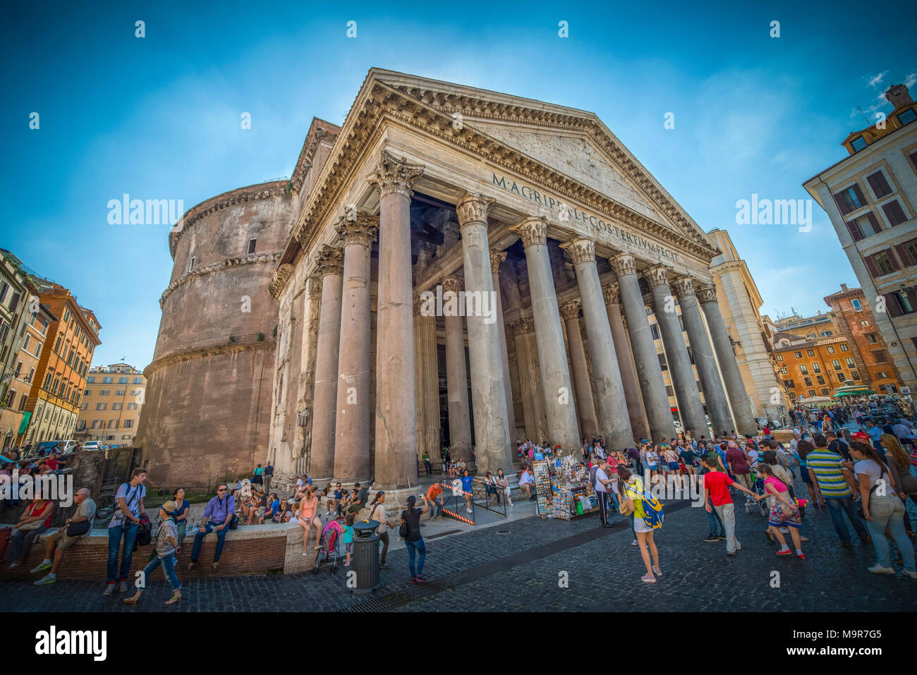 Europa, Italien, Rom, Panthéon, Piazza della Rotonda, le Panthéon Banque D'Images