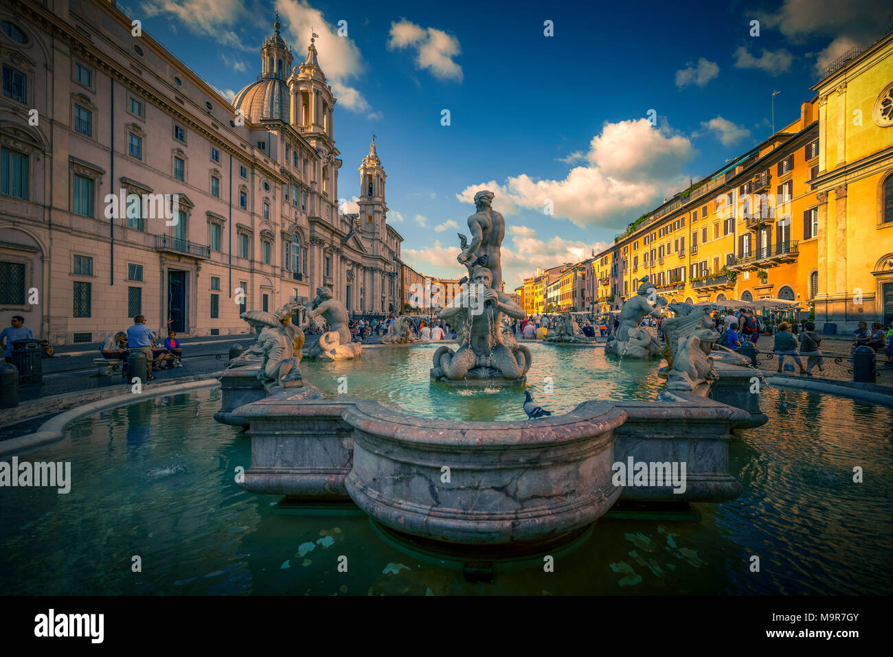 Europa, Italien, Rom, Platz, Piazza Navona Banque D'Images