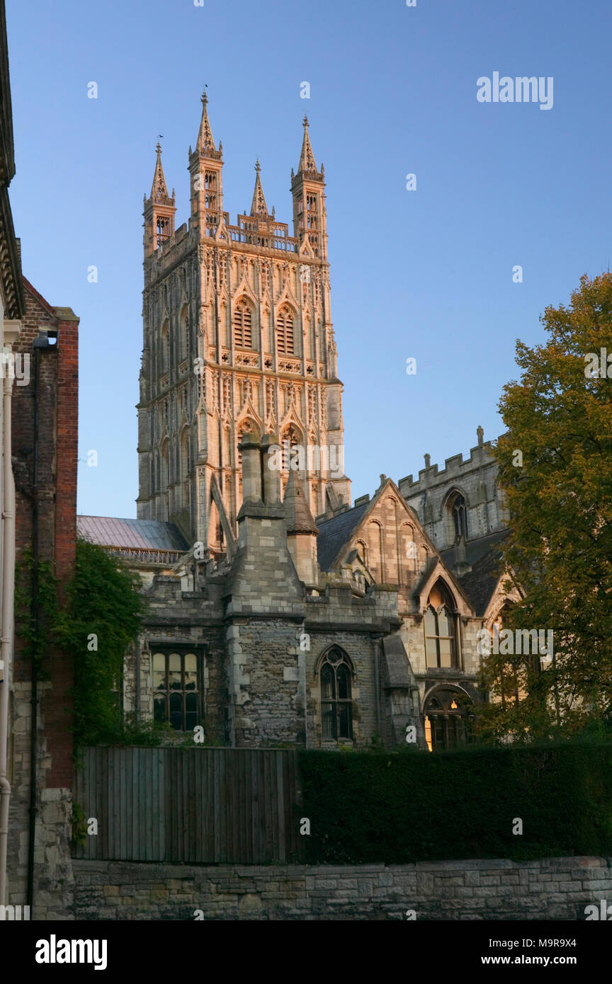 La cathédrale de Gloucester Gloucester Gloucestershire Angleterre Banque D'Images