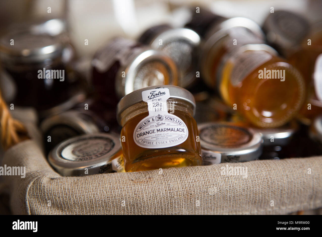 Pot de confiture à remous Banque D'Images