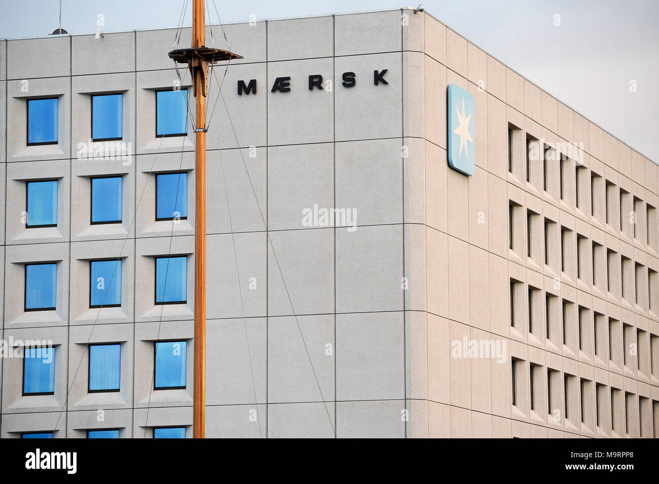 Siège d'A.P. Moller Maersk-Group, conglomérat d'affaires danois en transport, logistique et secteur de l'énergie, l'un des plus grands porte-conteneurs ope Banque D'Images