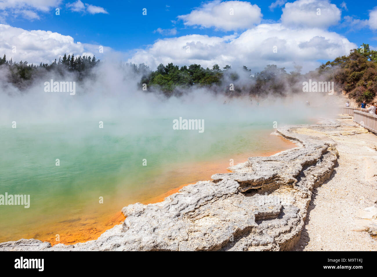 Nouvelle-zélande wai-o-tapu thermal wonderland la champagne pool waiotapu rotorua nouvelle zélande Nouvelle zélande Rotorua waiotapu Banque D'Images