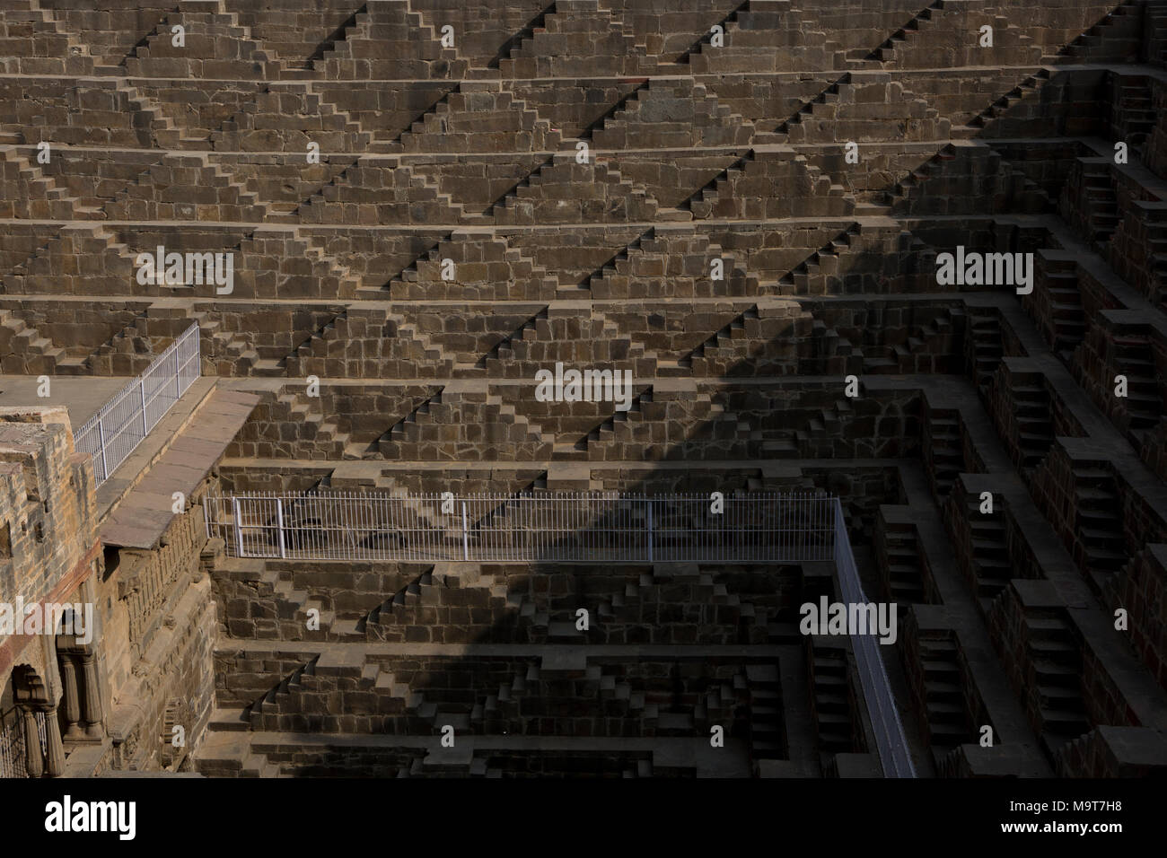 Chand Baori cage Dausa Banque D'Images