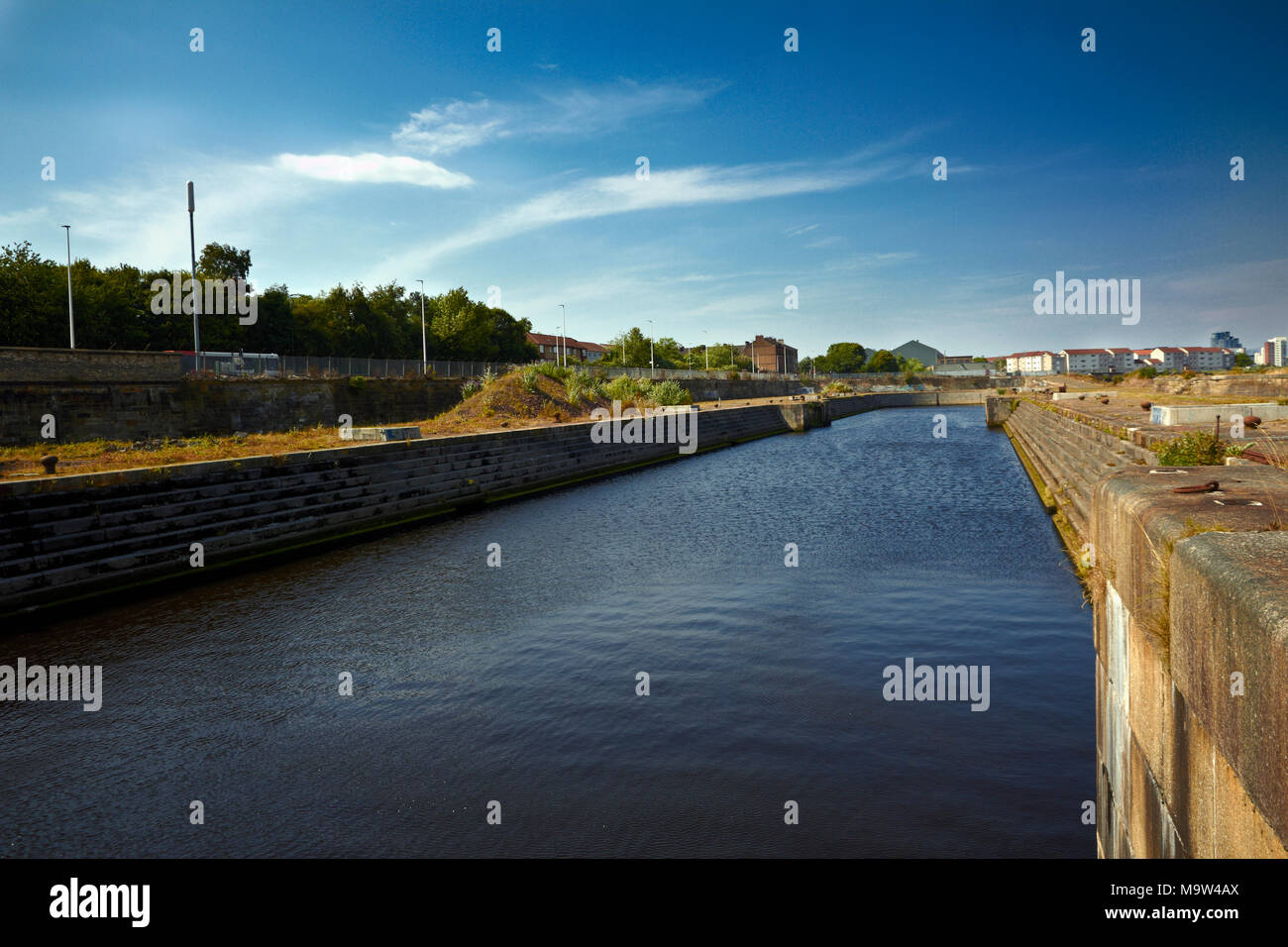 Docks de l'Écosse Glasgow Govan Banque D'Images