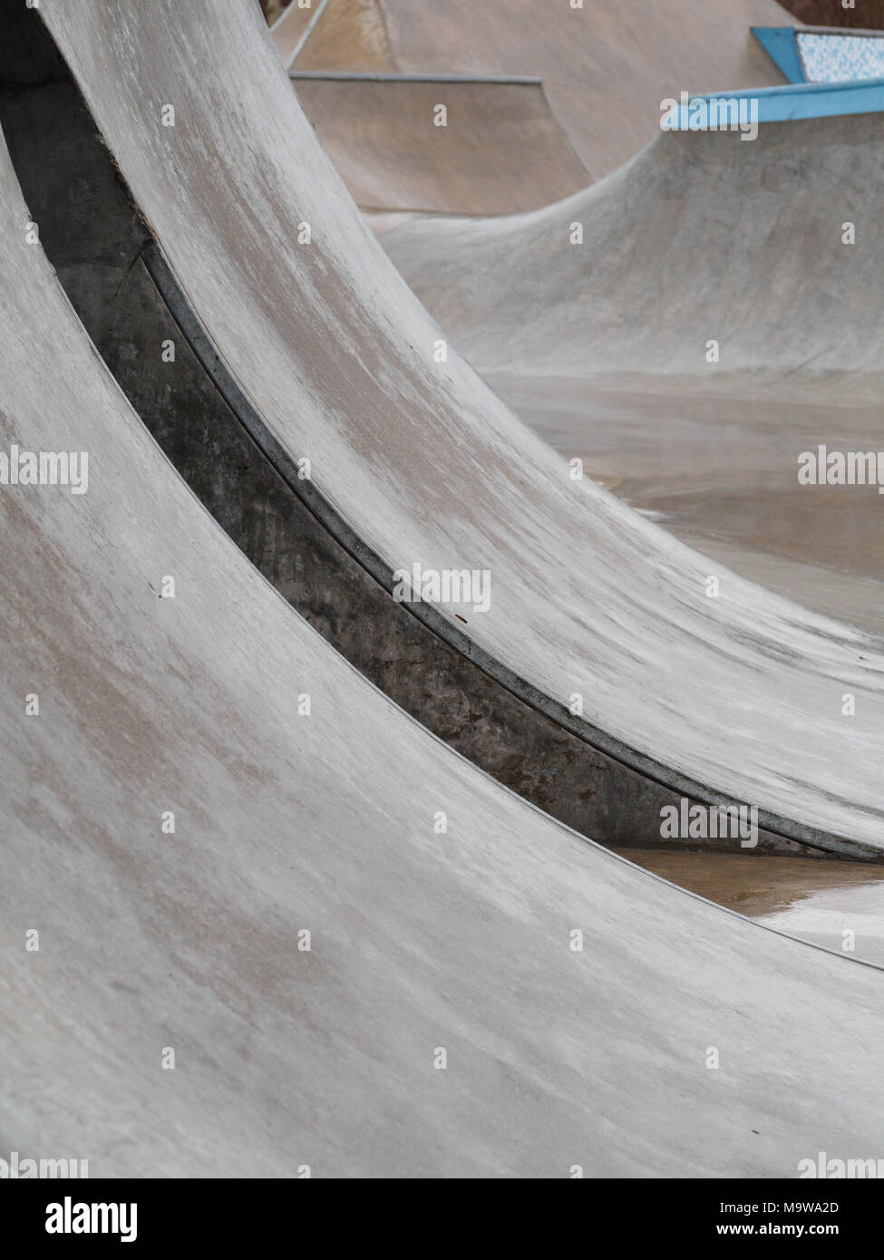 Skatepark de Lewes Banque D'Images