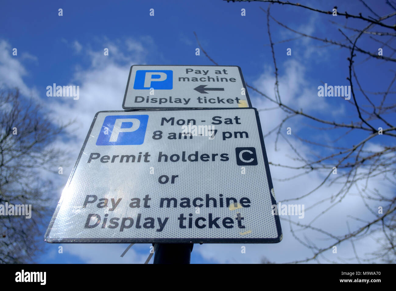 Parking dans le Somerset Ville de Bath, Angleterre Royaume-uni Banque D'Images