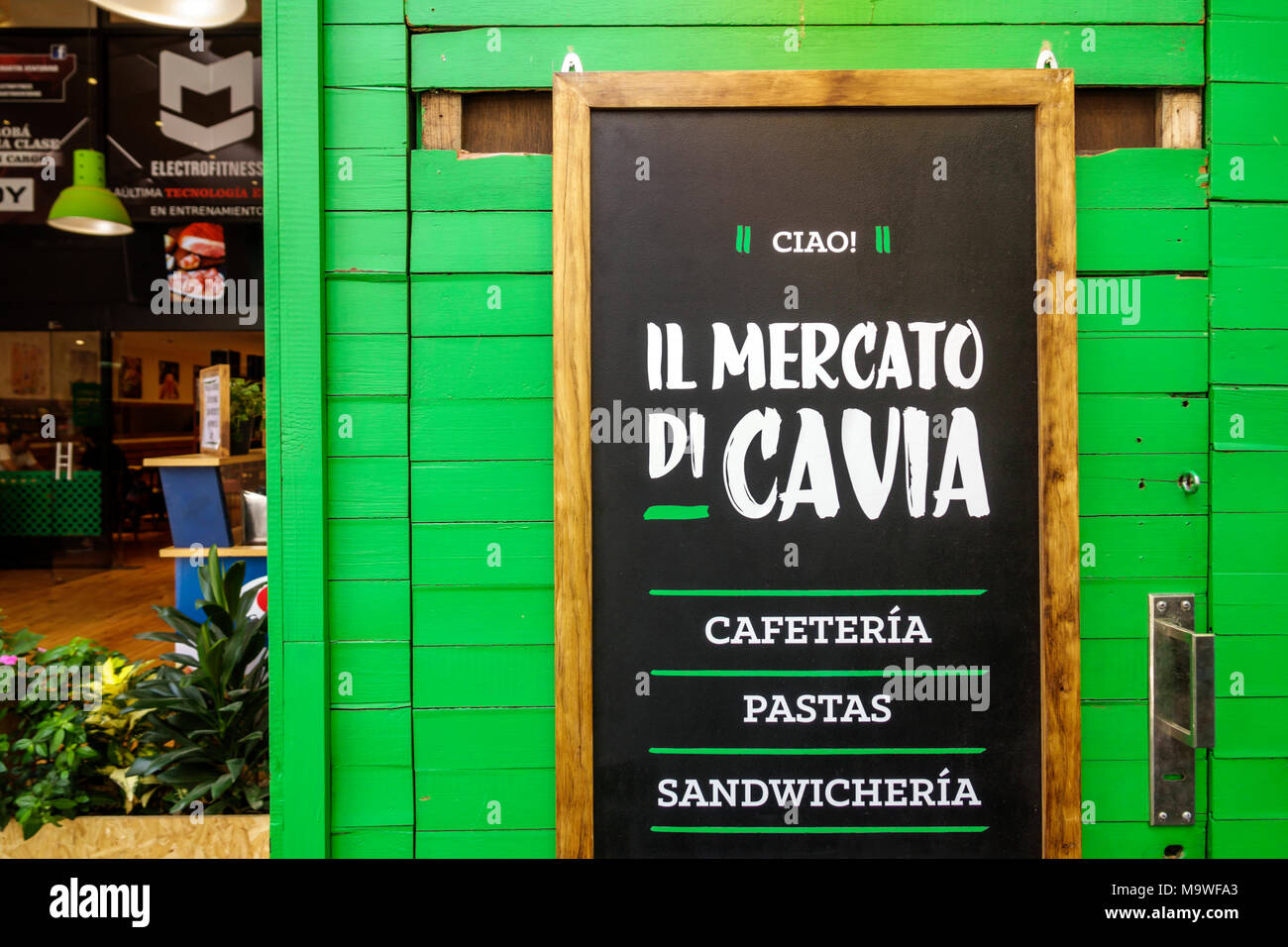 Buenos Aires Argentina,Palermo,il Mercato di Cavia,boulangerie,café,sandwich shop,extérieur,panneau,les visiteurs Voyage voyage touristique terre touristique Banque D'Images