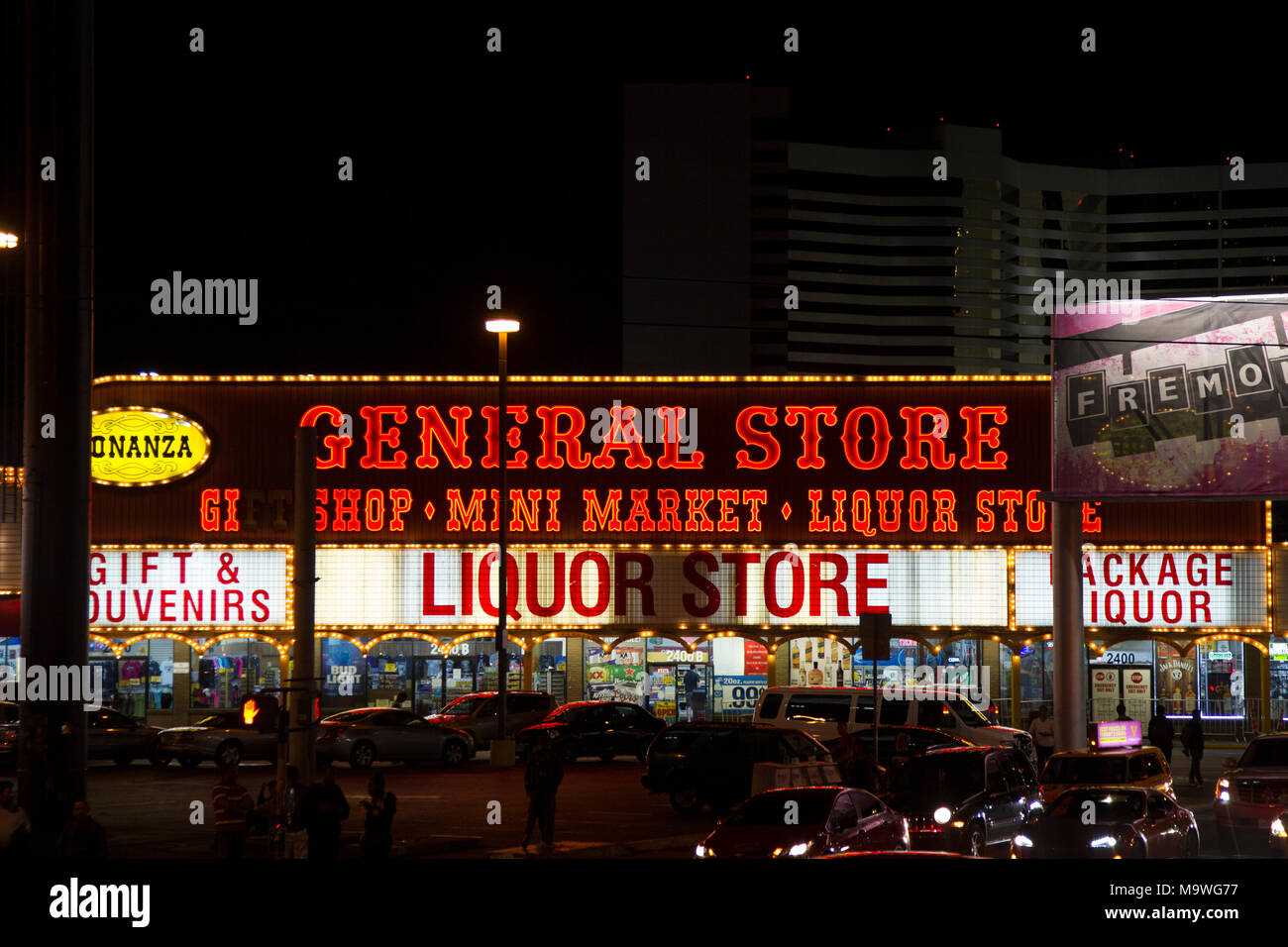 Cadeau Bonanza et boutiques de souvenirs. Las Vegas, États-Unis d'Narvarda Banque D'Images