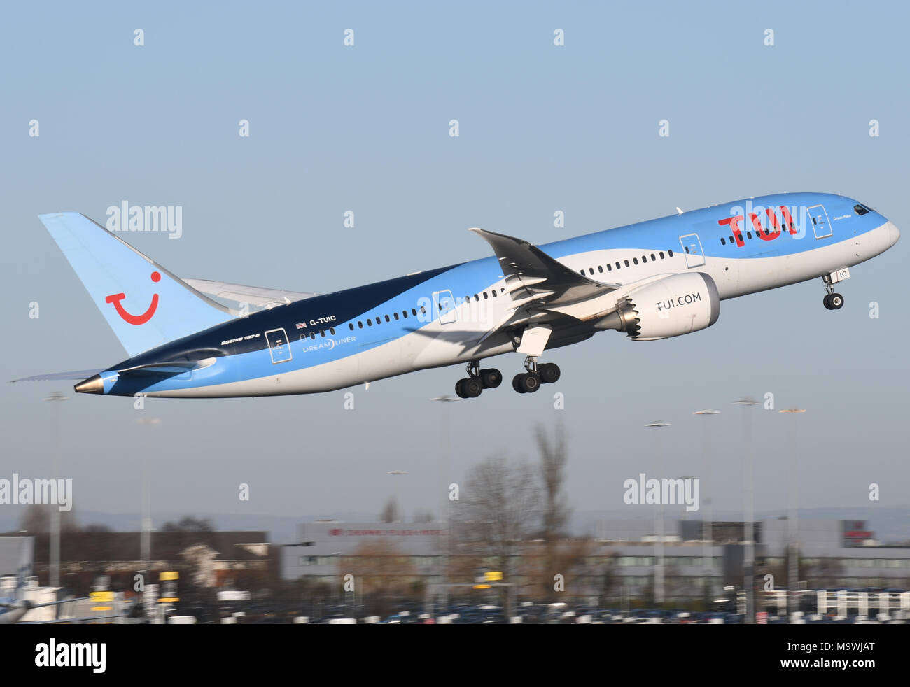 TUI Boeing 787-8 @Manchester Airport Banque D'Images