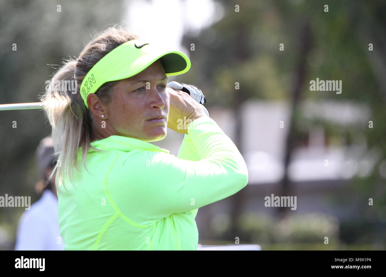 RANCHO MIRAGE, CALIFORNIE - Le 03 avril, 2015 : Suzann Pettersen de la Suède à l'inspiration de l'ANA sur tournoi de golf LPGA, Avril 03, 2015 à la Mis Banque D'Images