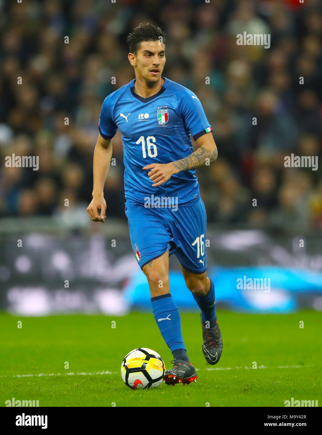 L'Italie Lorenzo Pellegrini Banque D'Images