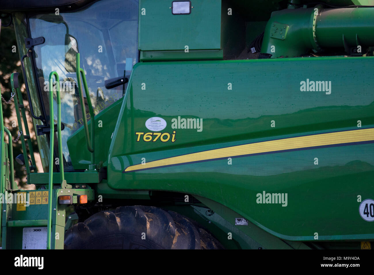 John Deere T670i combine harvester Banque D'Images