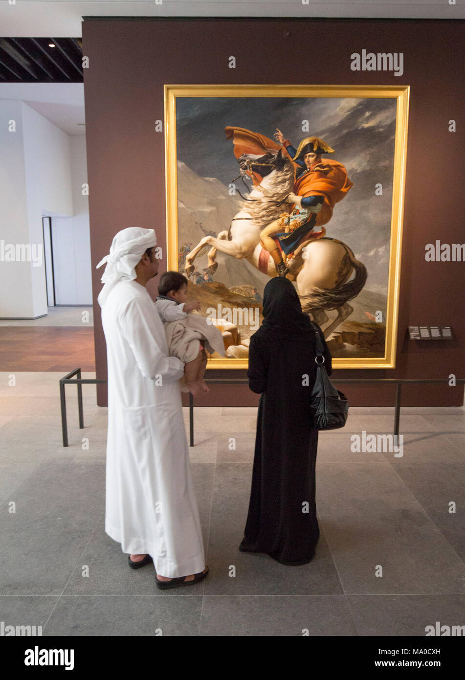 LOUVRE ABU DHABI ÉMIRATS ARABES UNIS Banque D'Images