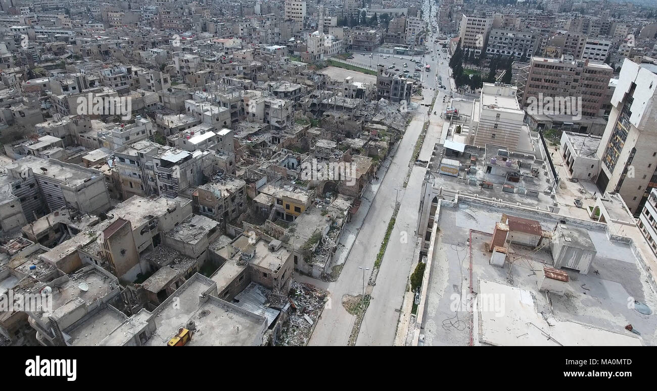 La ville de Homs en syrie Banque D'Images