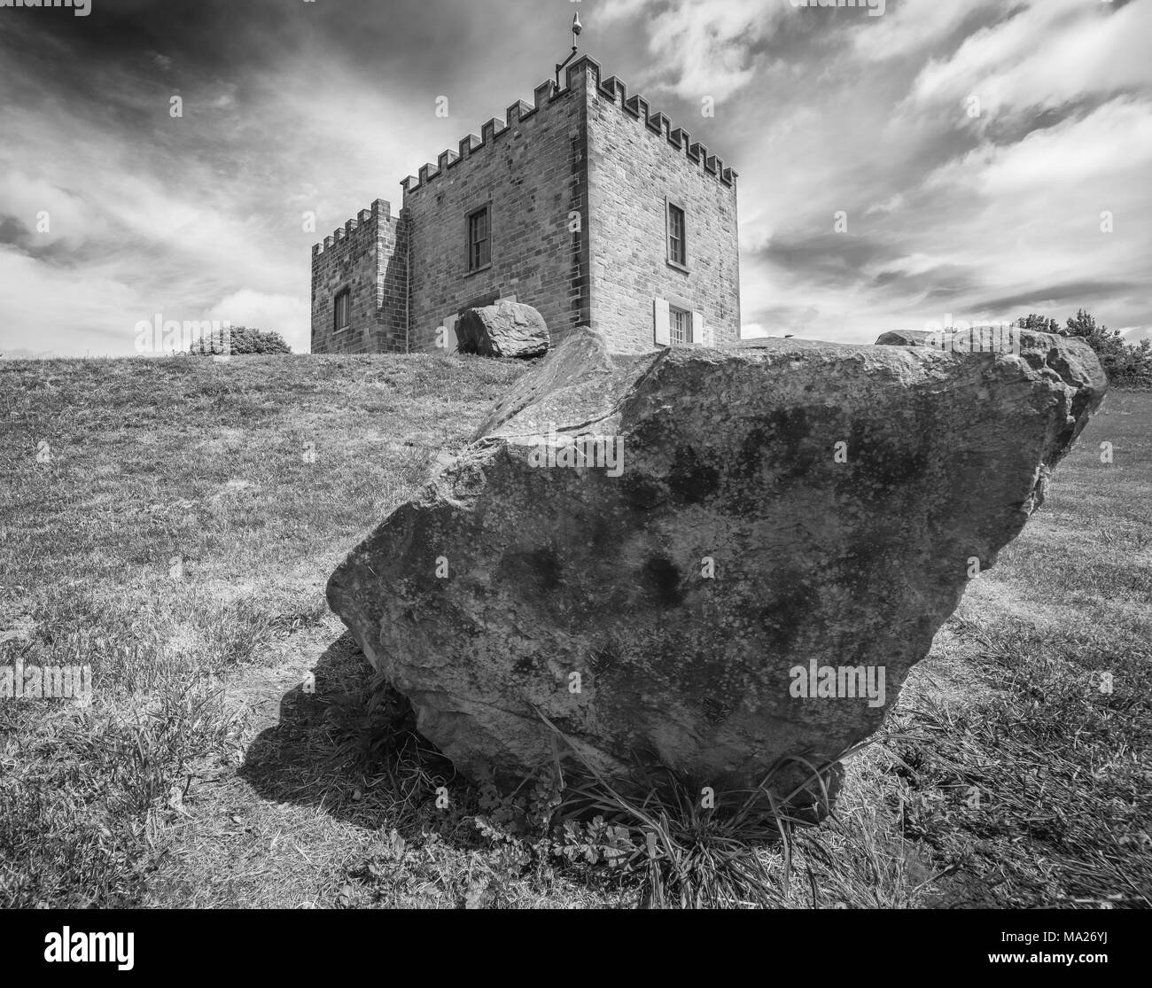 Château de Boston, Rotherham, South Yorkshire, Royaume-Uni Banque D'Images