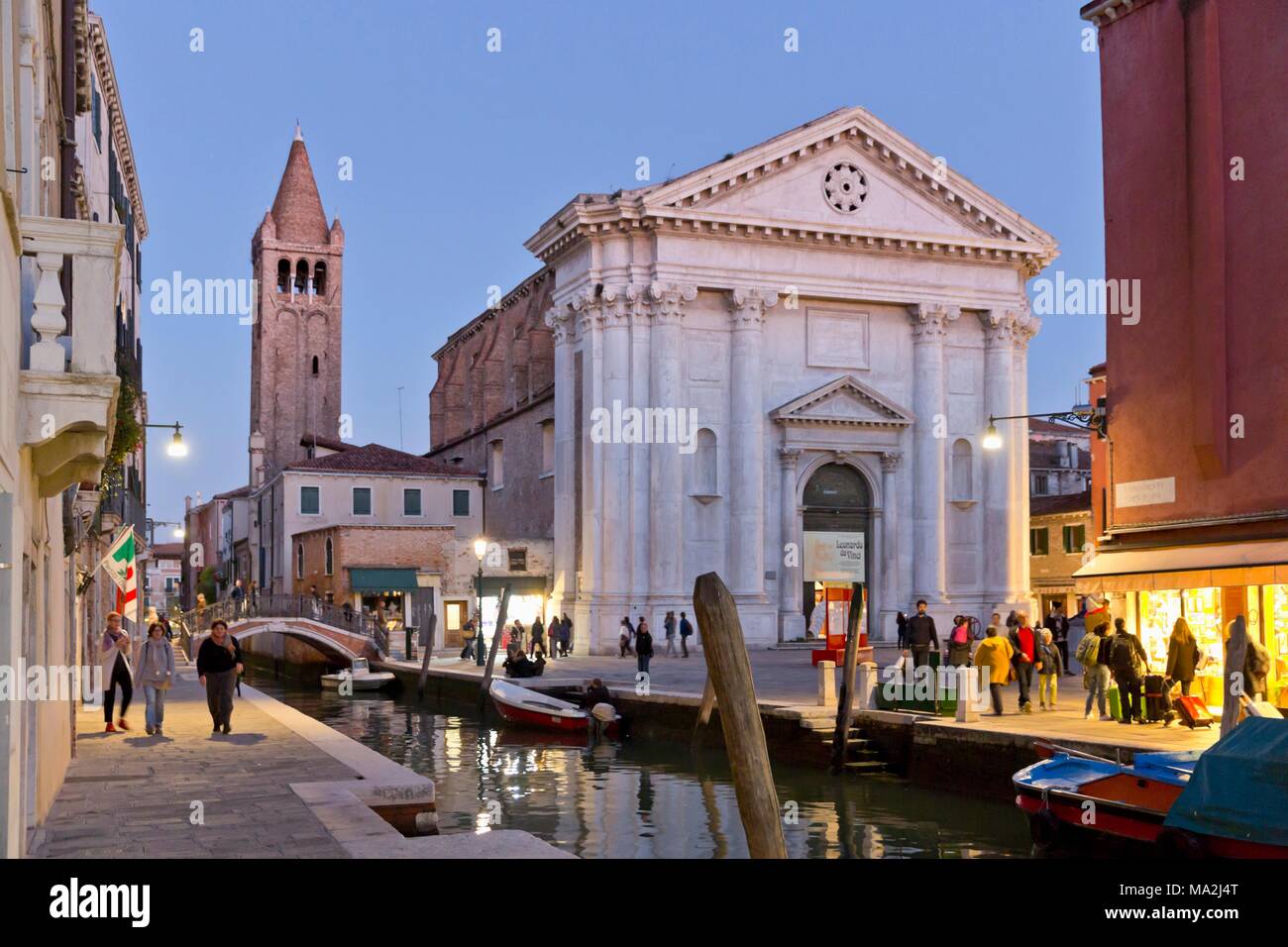 Chiesa di San Barnaba à Campo San Barnaba, Venise, Italie Banque D'Images