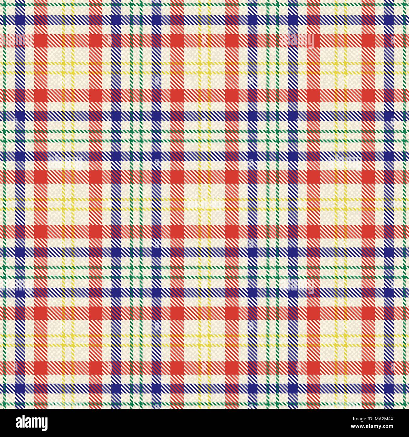 Seamless Vector background pattern tartan. Illustration de Vecteur
