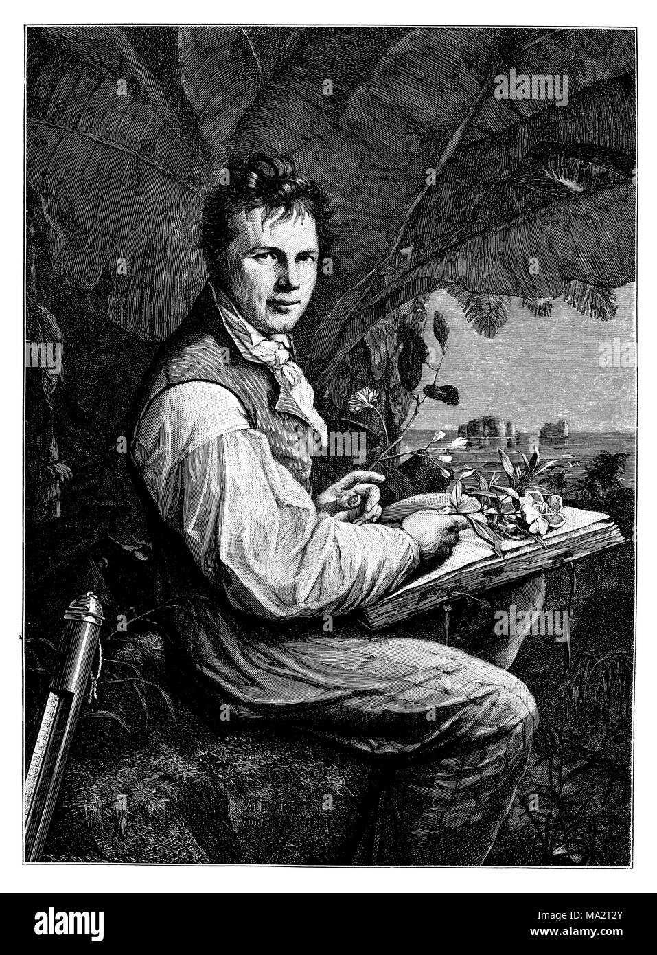 Alexander von Humboldt (1769-1859), naturaliste allemand Banque D'Images